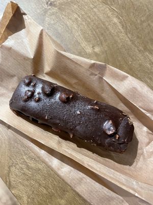 Got this vegan “twix” to go. Amazing!  at Eter Vegan Bakery in Warsaw