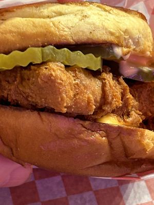 Amazing burger and chickun !  at Bring Me Some in Hamilton