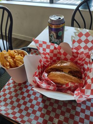 Chicken burger....Nashville style!  Yumm at Bring Me Some in Hamilton