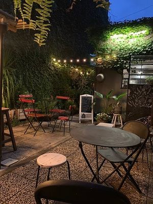 Lovely interior at Souffle in Montevideo