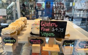 vegan options around noon   at Amy's Cupcake Shoppe in Hopkins