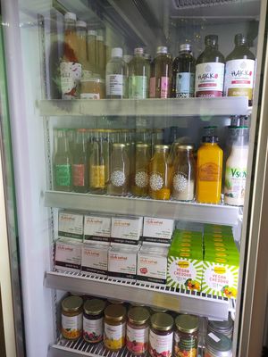 Vegan cheese, plant based milk at Club Sehat - Penjaringan in Jakarta