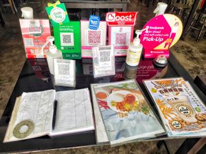 Entrance and delivery at Vege Station 素食小栈 - Jl Dedap in Johor Bahru