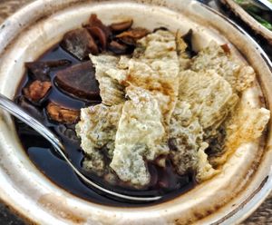 Black vinegar trotters, worth trying at Vege Station 素食小栈 - Jl Dedap in Johor Bahru