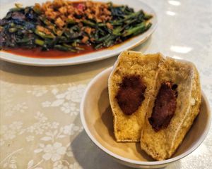 Yong Tau Foo worth trying at Vege Station 素食小栈 - Jl Dedap in Johor Bahru