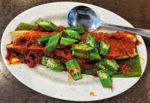 BBQ Fish, their signature dishes, must order at Vege Station 素食小栈 - Jl Dedap in Johor Bahru