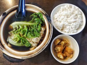 Bak kut teh, their best seller, must order, this make them from a small hawker stall to a shop at Vege Station 素食小栈 - Jl Dedap in Johor Bahru