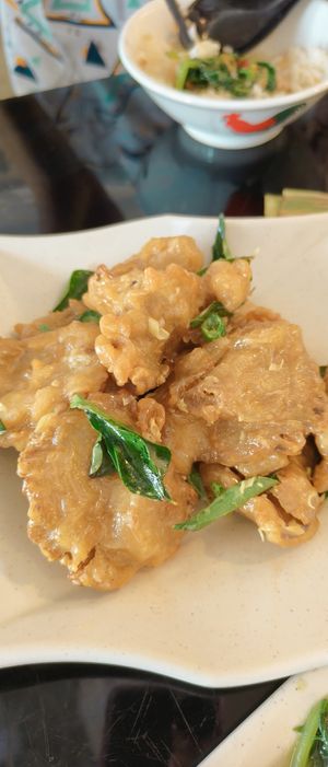 Crispy mushrooms at Vege Station 素食小栈 - Jl Dedap in Johor Bahru