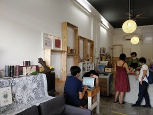 Café interior at A Cup of Time in East Singapore