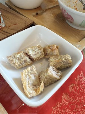 Ngoh hiang at A Cup of Time in East Singapore