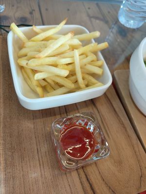Shoestring fries at A Cup of Time in East Singapore