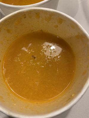 Soup at 4 Stones Vegetarian Cuisine in Richmond