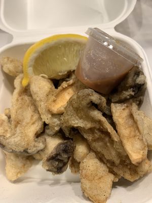 Abalone mushrooms at 4 Stones Vegetarian Cuisine in Richmond