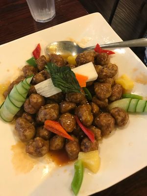 Vegan Sweet & Sour Treasure at 4 Stones Vegetarian Cuisine in Richmond