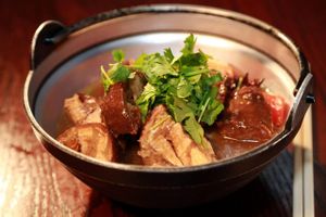 Veg. Beef Brisket Stew at 4 Stones Vegetarian Cuisine in Richmond
