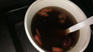 Herbal soup at 4 Stones Vegetarian Cuisine in Richmond