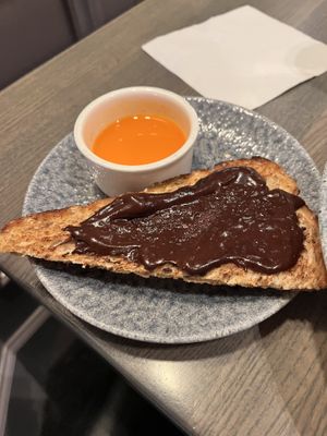 avocado toast  at Walt Disney World - Ale & Compass in Lake Buena Vista