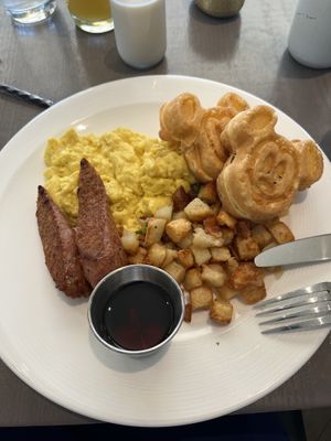 Vegan American Breakfast (server built for me—not listed on the menu)  at Walt Disney World - Ale & Compass in Lake Buena Vista
