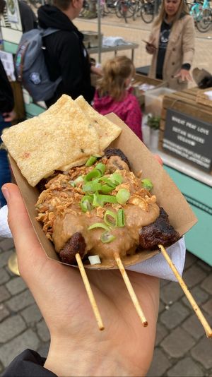 Sate  at Wheat Pray Love in Amsterdam