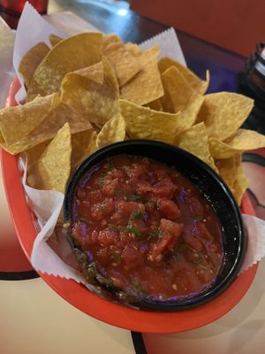 Salsa and chips   at Mother's Cantina - Philadelphia in Ocean City