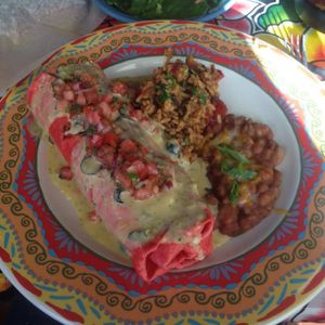 Black Bean Veggie Burrito at Mother's Cantina - Philadelphia in Ocean City
