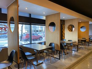 Nice seating  at Hanjan Oliver in Edmonton