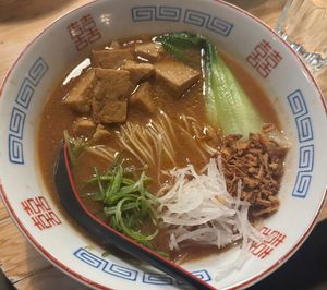 Vegan ramen  at Doki Doki in Lausanne