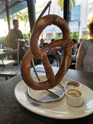 Pretzel (double mustard no cheese)   at Yard House in Boca Raton