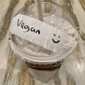 Vegan Oreo shake  at Mad Benji in Berwick