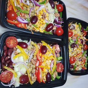 Michele's Summer salad at Michele's Vegan Kitchen in Lagos