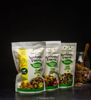 Sweetgrainᵀᴹ granola at Michele's Vegan Kitchen in Lagos