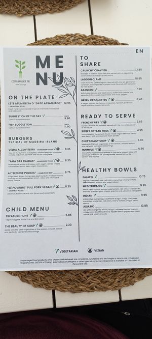  at Cocos Veggie e Tal in Foz Do Arelho