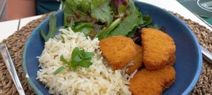 Vegan nuggets at Cocos Veggie e Tal in Foz Do Arelho