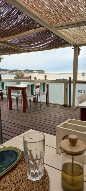 Gorgeous views! at Cocos Veggie e Tal in Foz Do Arelho