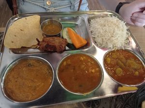 Bandeja thali at Vegan Food Heaven in Barcelona