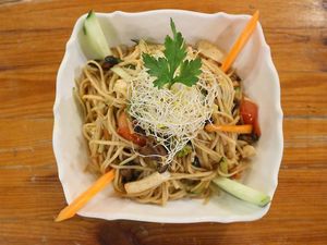 Wok at Vegan Food Heaven in Barcelona