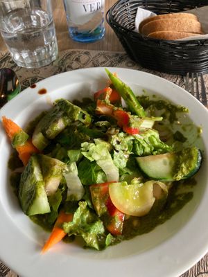 Mixed salad at Vegan Food Heaven in Barcelona