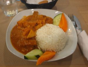 Main in the day menu at Vegan Food Heaven in Barcelona