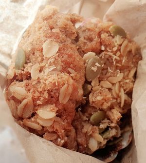 Banana and walnut muffin at Home Grown on Piper in Kyneton