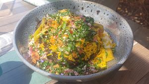 Extravagant Eggplant vegan option at Home Grown on Piper in Kyneton