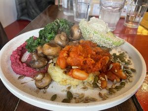 Vegan big breakfast   at Home Grown on Piper in Kyneton
