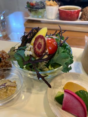 salad with kales at Koto-Koto in Tokyo