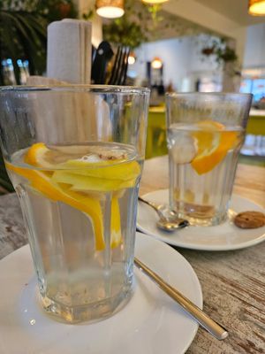 Ginger-orange-lemon tea at Stek in Venlo