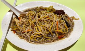 Hokkien Noodle at Shan Yuan 善缘素食 in Central Singapore