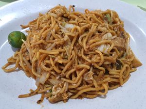 Mee horeng at Shan Yuan 善缘素食 in Central Singapore