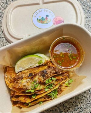 Vegan Birria Tacos at Budhi Bowls - Cloud Kitchen in Makati