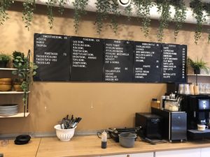 Menu  at Grönt in Jonkoping