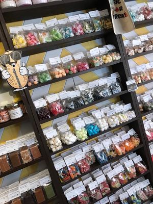 Vegan sweet display at Sweet Expectations in Rochester