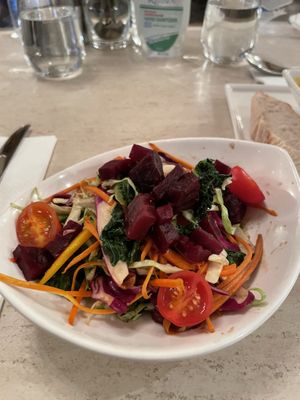 Beetroot kale salad as part of set lunch at Oolaa Petite at Oolaa - Stanley St in Hong Kong Island
