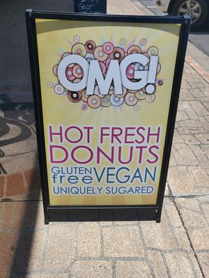 Sign #Veganuary at OMG Decadent Donuts in Coffs Harbour